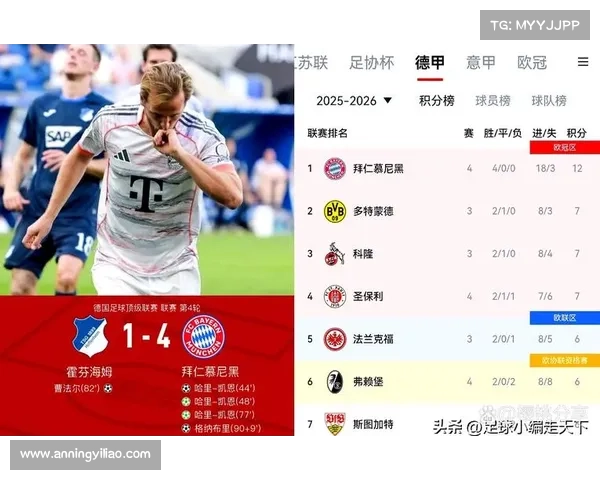 拜仁独霸德甲背后的原因分析：为何其他球队难以挑战王者地位